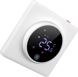 Slimme Thermostaat - Programmeerbare Bediening - Energie Besparen - App WiFi Controle - 5-70℃ Instelbereik - Wit — thumbnail 1