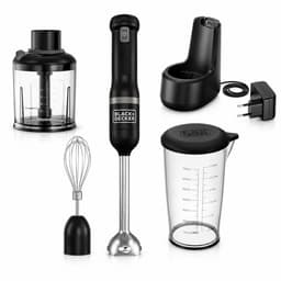Black&Decker 3-delige Kitchen Wand™ 7,2V draadloze staafmixerset inclusief 2-delige accessoireset, zwart - BCKM1013KB-QW — thumbnail 2