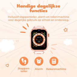 Denver Kindersmartwatch met GPS - Videobellen/SMS - SOS-knop - 4G - GPS Tracker - Simkaart - SWGL149OR - Oranje — thumbnail 5