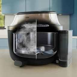 PHILIPS 5000 Serie Airfryer met Stoom – 7,2 L – Zwart – Voor 5 personen – 21 Kookfuncties (NA543/00) — thumbnail 4