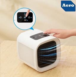 Aero® LED Mini Aircooler 3 - 1 | Lucht Koeler / Ventilator - Lucht Bevochtiger - Lucht Reiniger / Zuiveraar — thumbnail 2