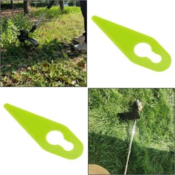Dailygoods- Snijbladen 100 Stuks - Compatibel met Gtech ST01/ST02/ST04/ST05/ST20/GT3.0/GT4.0/GT50 - Duurzaam ABS - 70x25mm - Goed Snijeffect - Eenvoudig te Installeren - Grasmaaierbladen — thumbnail 4