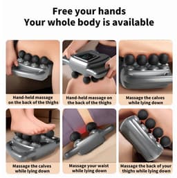 NordHaus Spiermassagepistool - Fascia Massageapparaat - Massagegun - 24 Massagekoppen voor Diepe Spiermassage - 24 Head — thumbnail 2