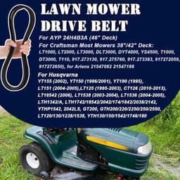 Grasmaaier Drive Deck Riem voor Craftsman en Husqvarna - 42 inch — thumbnail 3