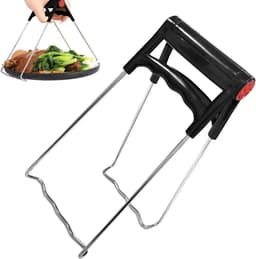 Heteluchtfriteuse Tang, heteluchtfriteuse tang, komclips van roestvrij staal, opvouwbare anti-heteluchtclip voor - ShopVlot — thumbnail 1
