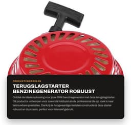 Terugslagstarter voor 2KW 168F Benzinegenerator - Hoogwaardig Metaal - Eenvoudige Installatie - Schokbestendig - Laag Geluidsniveau - Inclusief Schroeven - Startmotor — thumbnail 1