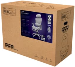 Trust GXT 725W Rivara - Ergonomische Gamestoel - 3D-armleuningen - Ademende Mesh - Ingebouwde beensteun - Tot 150 kg - Wit — thumbnail 4