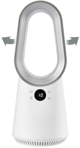 TRONIC Bladloze tafelventilator met afstandsbediening 50,7 cm - 10 standen - 24W - Wit - Ventilator — thumbnail 1