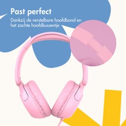 imoshion Kinder Koptelefoon met Draad - Met Decibelbegrenzer en Stickervellen - Koptelefoon Kinderen met AUX Kabel — thumbnail 5