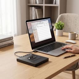 Externe Blu-ray Drive - CD DVD Brander - Data Archiveren - USB 3.0 Type C - 12 cm - Zwart — thumbnail 3