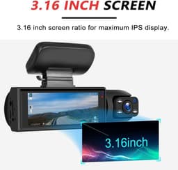 Auto Dashcam - Autocamera DVR - Veilige Ritten - 170° Groothoeklens - 1080P Full HD - Zwart — thumbnail 5