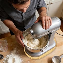 Mixer Slider Mat - Keukenmachine Onderlegger - Keuken Organiseren - Schokabsorberend Hout - 387 cm - Niet gespecificeerd — thumbnail 5