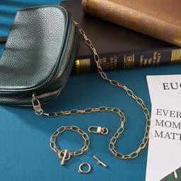 Ovale ketting choker van roestvrij staal met paperclip design, geschikt voor vrouwen en meisjes voor een stijlvolle en duurzame look — thumbnail 5