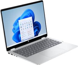 HP OmniBook 5 Flip 2-in-1 14-fp0250ndx Intel Core 5 120U Hybride (2-in-1) 35,6 cm (14") Touchscreen 2K 8 GB LPDDR5-SDRAM 512 GB SSD Wi-Fi 6 (802.11ax) Windows 11 Home Zilver QWERTY — thumbnail 5