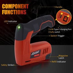 Electric Staple Gun with 3650 Staple Gun and Staple Remover, Heavy Duty Upholstery Staple Gun for Wood, Crafts - ShopVlot — thumbnail 2