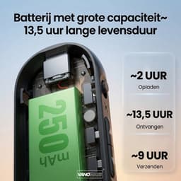 Bluetooth 5.4 Transmitter en Ontvanger - Bluetooth Adapter - Vliegtuig Adapter - Bluetooth Zender - 3,5mm AUX Splitter - Dual Connect voor 2 Apparaten Tegelijk - Geschikt voor Vliegtuig, TV, Auto, Laptop en Tablet — thumbnail 3