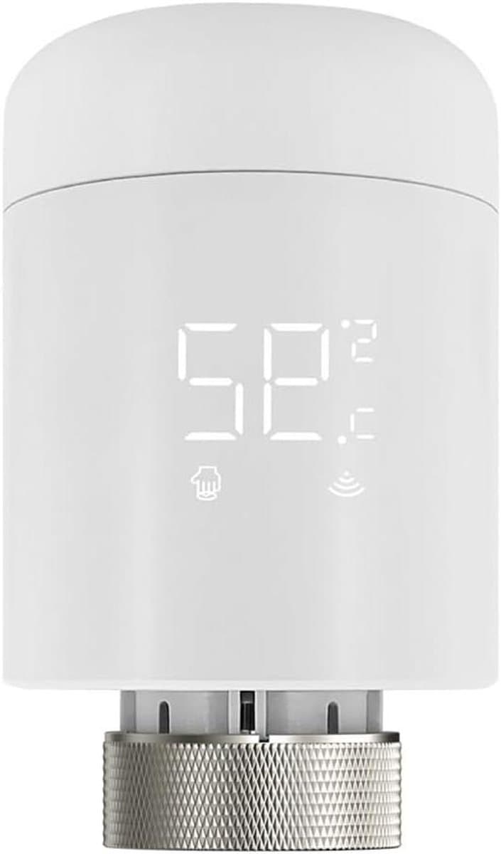 Slimme Radiator Thermostaat - Verwarming Controller - Energie Besparen - WiFi Bediening - 9 x 5.3 cm - Wit — afbeelding 1