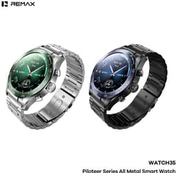 Remax WATCH35 Piloteer - Smartwatch - Volledig metalen behuizing - Blauw — thumbnail 4