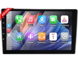 ESSGOO Autoradio 2 Din - 4+64GB - Android 15 - 10.1 Inch - Carplay