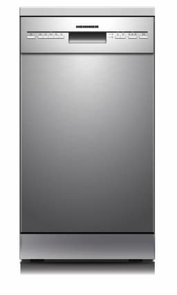 Heinner HDW-FSM45510XE++ Vrijstaande Vaatwasser – 10 Couverts – 5 Programma’s – Halve Belading – Startuitstel – Verstelbare Bovenkorf – AquaStop – Kinderslot – 45 cm – RVS – 5 Jaar Garantie — thumbnail 1