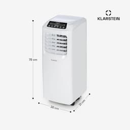 Mobiele Airco - Koelventilator Ontvochtiger - Ruimte Koelen - Energie-efficiëntieklasse A - 7000 BTU - Wit — thumbnail 3