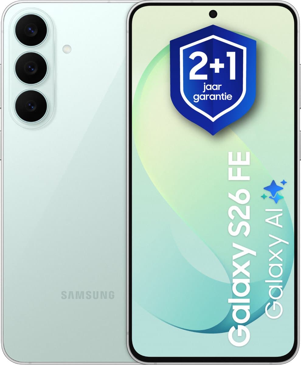 Samsung Galaxy S26 FE - Smartphone - 128GB - Pistachio + 1 jaar extra garantie — afbeelding 1