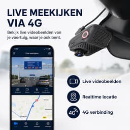 Techload V4 Pro Dashcam 2K - GPS Tracker - Wifi GPS 4G - Voor Auto — thumbnail 4