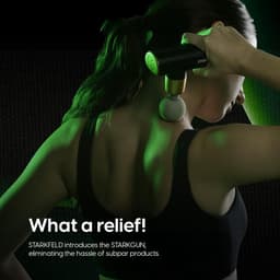 SnelShoppen - Compacte Diepe Weefsel Massage Gun | Stil & Krachtig | 2 Opzetstukken | Ultra Licht & Draagbaar | Elegante Ontwerp | Spierherstel en Pij — thumbnail 4