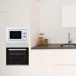Inbouw Magnetron - Compacte Oven - Snel Maaltijden Bereiden - Mechanische Timer - 20 Liter - Wit — thumbnail 4
