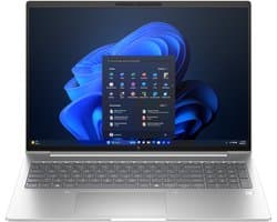 HP EliteBook 6 G1i 16 AI PC Intel Core Ultra 5 235U Laptop 40,6 cm (16") WUXGA 16 GB DDR5-SDRAM 512 GB SSD Wi-Fi 6E (802.11ax) Windows 11 Pro Zilver