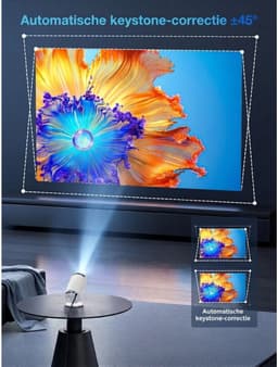 SP® Mini Beamer - Verbeterde Miniprojector - Draagbare Beamer - Wit - 10cm x 10cm x 15cm — thumbnail 3