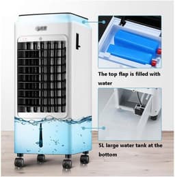 Mobiele airco 7000 BTU 3-in-1 Klasse A draagbare airconditioning met afstandsbediening 24-uurs timer 5L tank tot 90m² — thumbnail 5
