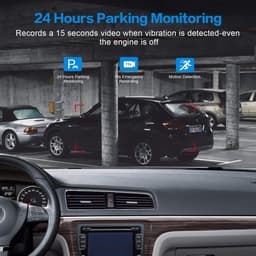 Dashcam voor auto - Zwart - 3 Inch IPS Scherm - 1080P Full HD Groothoekcamera met Nachtzicht - Veiligheid op de Weg — thumbnail 4