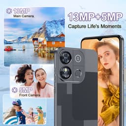 OUKITEL C57 PRO Mobiele Telefoon met 128 GB Opslag, 4300 mAh Accu, Android 14, 6,52 duim HD-scherm — thumbnail 4