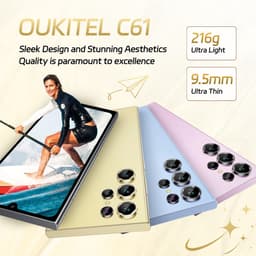 OUKITEL C61 Mobiele Telefoon Zonder Contract met 16 GB Werkgeheugen, 128 GB Opslag, 5150 mAh Accu, Android 15 — thumbnail 2