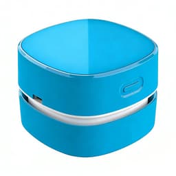 Mini Draadloze Tafelstofzuiger, Draagbare Bureau Stofzuiger USB-oplaadbaar voor Toetsenbord, Laptop, Kantoor, Auto en Huisdierenhaar(Blauw) — thumbnail 1