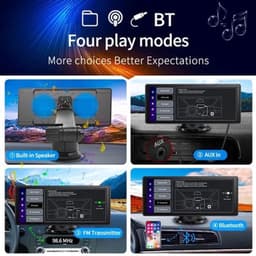 E64 - Dashcam voor Auto - WiFi - Dashcams - FullHD video - Super compact - Parkeermodus - 16:9 - 10.26 inch Scherm - Met Achteruitrijcamera - Zwart — thumbnail 4