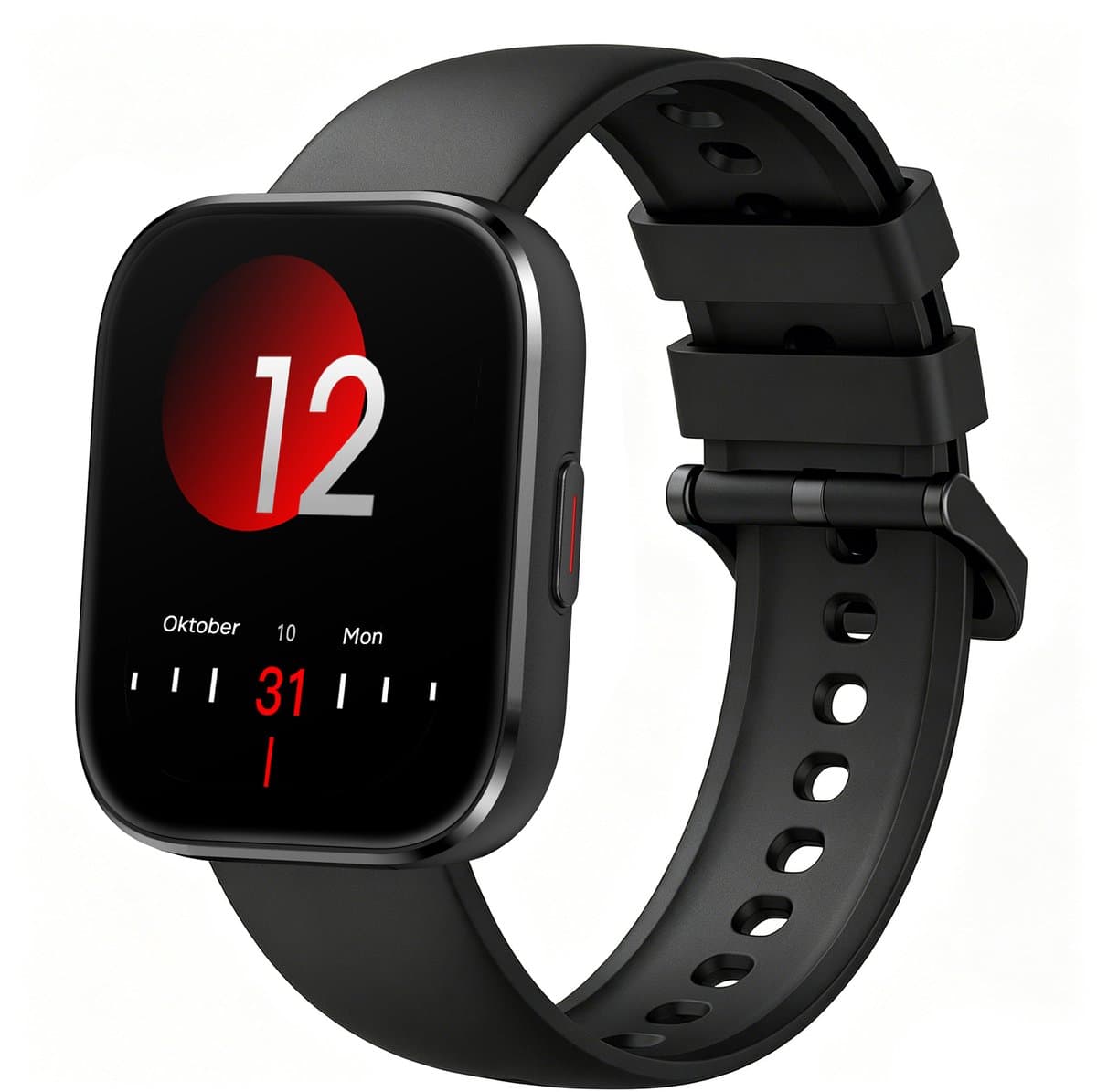 Sytifro Smartwatch Dames & Heren met Bluetooth Bellen - horloge 1.83 Inch HD Scherm - Hartslagmeter - Slaapmonitor - Stappenteller - IP68 Waterdicht - Geschikt voor iOS & Android - Zwart — afbeelding 1
