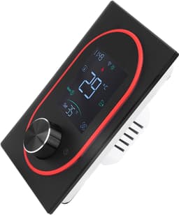 Slimme Thermostaat - Digitale Thermostaat Programmeerbaar - Energie Besparen - Kleuren Touchscreen Knop - 95V-240V - Zwart — thumbnail 5