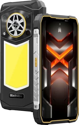 Blackview ROCK 5 - AI Robuuste Smartphone - 4G - 24GB RAM - 256GB ROM - Android 16 - 20000mAh - 6.78 inch - Robuuste Telefoon - 108MP + 20MP Nachtzicht - IP68 Waterdicht - NFC - GPS - Geel — thumbnail 3