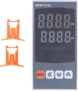 Digitale Thermostaat - Temperatuurregelaar Controller - Industriële Automatisering - PID Instelling - 48 x 96 mm - Zwart — thumbnail 1