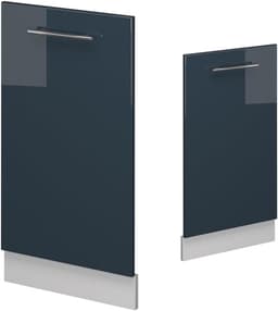 Vaatwasserpaneel - Keukenfront - Keuken Opknappen - Hoogglans Afwerking - 45 cm Breed - Donkerblauw — thumbnail 5