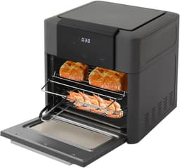 Heteluchtfriteuse Oven - Mini Oven - Gezond Koken - 12 Programma's - 12 Liter - Grijs — thumbnail 1
