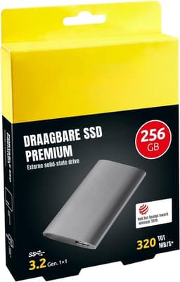 QORA® SSD Externe Harde QORAijven - SSD Externe Harde QORAijf - Grijs - 9cm x 1cm x 6cm — thumbnail 5
