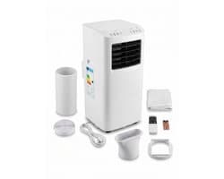 TRONIC® Mobiele airco 7000 BTU - Mobiele airconditioner - Lokale Airco - 3 in 1: koelen, ontvochtigen of ventileren - Temperatuur: 16 tot 31 °C - Geschikt voor ruimtes tot 45 m³ - Bedieningspaneel met soft touch