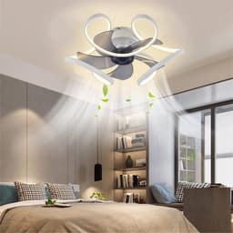 Wentinkmo Led-plafondlamp - afstandsbediening voor plafondventilator - Moderne ventilator — thumbnail 3