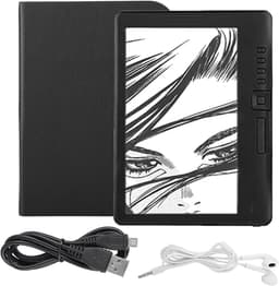 KZQ E-Reader - 7 Inch - 16gb - E Ink Scherm - Ondersteunt Epub Pdf Txt Fb2 En Pdb - Met Muziek En Video Speler - Incl Hoes Screenprotector En Oortjes - Luisterboeken - Zwart — thumbnail 1