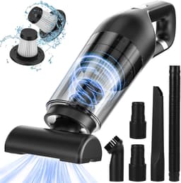 Draadloze Handstofzuiger – Krachtige Autostofzuiger 8000Pa – Oplaadbare Kruimeldief voor Auto, Huis en Bureau – Nat & Droog Reinigen – Met Wasbaar Filter — thumbnail 1