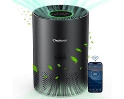 Umarko Luchtreiniger H13 HEPA – Stil, Slim & Krachtig – Wifi-app – Geschikt voor Slaapkamer, Keuken – CADR 185m³/h – 30-40m²