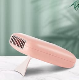 Solvix aircooler met koelelementen - Mini USB Ventilator - Zwart - Draadloos en Oplaadbaar - 3 Snelheden - Voor Thuis en Buiten — thumbnail 4